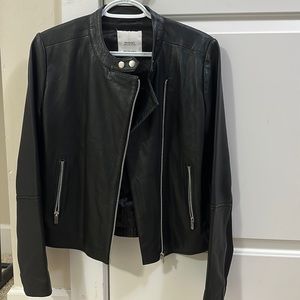 Mango Leather Jacket